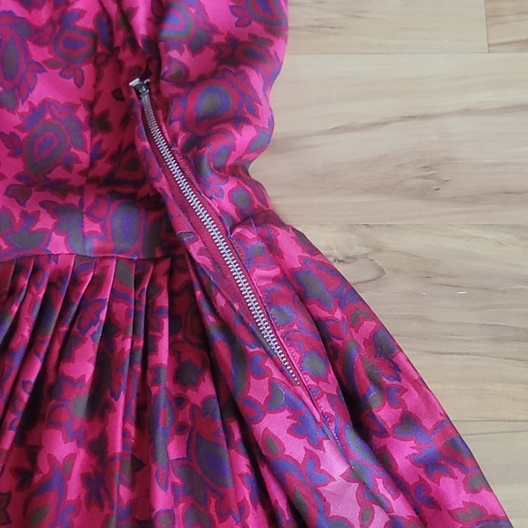 Vintage 50s Floral Day Dress As Is Condition - Picture 6 of 16